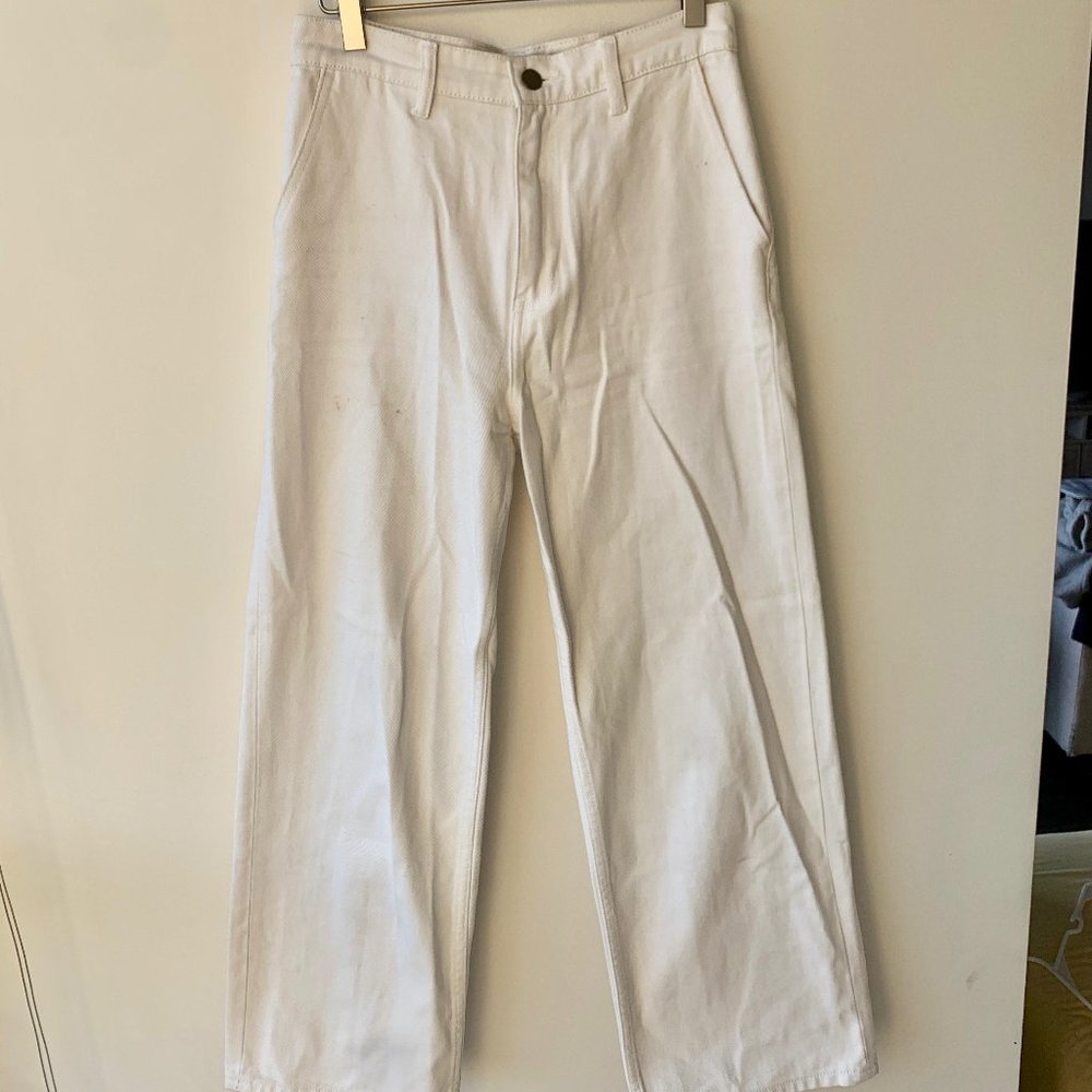 AMERICAN APPAREL CROP WIDE LEG JEAN